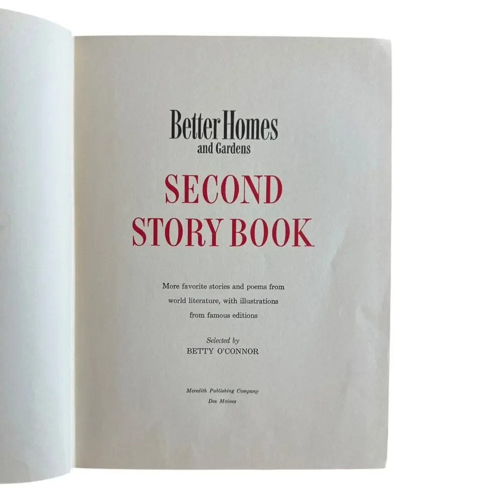 VTG 1952 Better Homes & Gardens Second Story Book HC Betty O’Connor Illustrated - Picture 3 of 10
